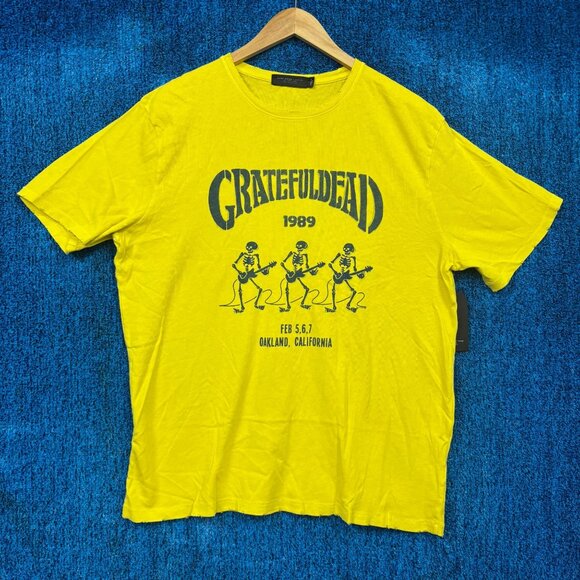 Grateful Dead Uncle Sam 1989 Oakland Rock Show Band Tee L - Picture 1 of 4